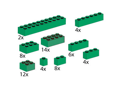 LEGO 5215 Bricks Assorted, Green