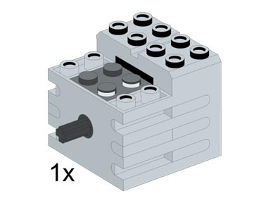 LEGO 5225 9V Motor with Gear Reduction