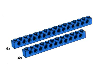 LEGO 5236 Beams, Blue