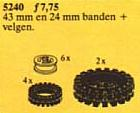 LEGO 5240 Wheel Hubs and Tyres