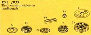 LEGO 5241 Gear Rack and Wheels
