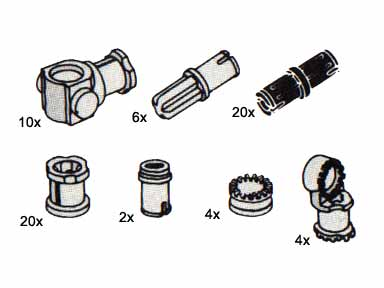 LEGO 5247 Toggle Joints and Connectors