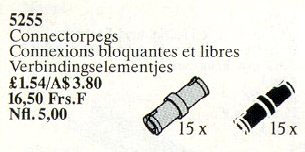 LEGO 5255 Connector Pegs
