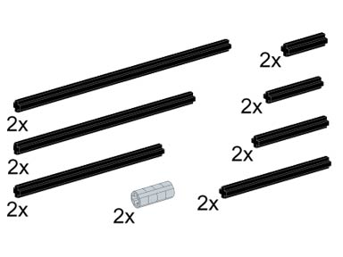 LEGO 5267 Assorted Cross Axles
