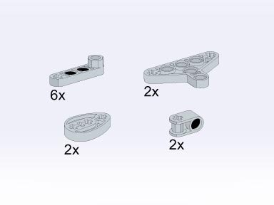 LEGO 5269 Liftarms and Triangles