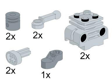 LEGO 5272 Cylinder Motor