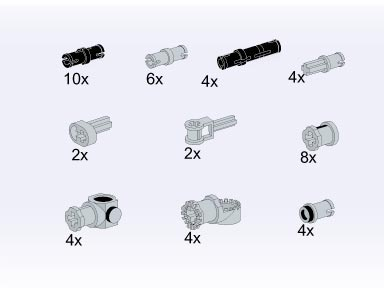 LEGO 5275 Toggle Joints and Connectors