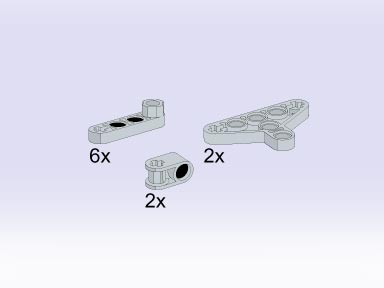 LEGO 5280 Liftarms and Triangles