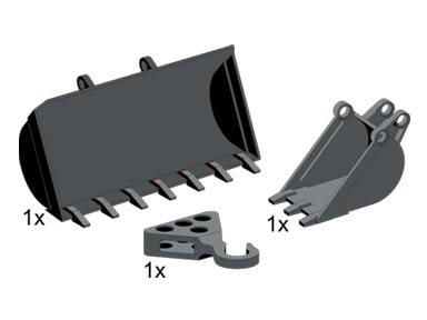 LEGO 5284 Loading Grabs with Crane Hook
