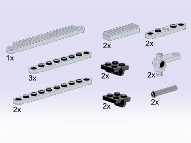 LEGO 5287 Plates and Gear Racks