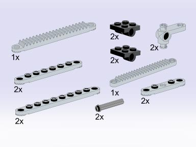 LEGO 5290 Plates and Gear Racks