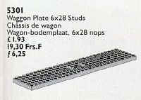 LEGO 5301 Wagon Plate 6 x 28