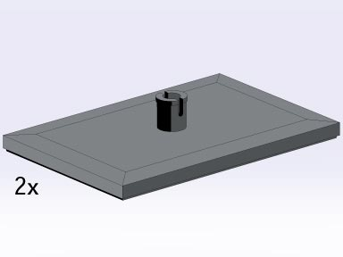 LEGO 5302 Bogieplates, Black