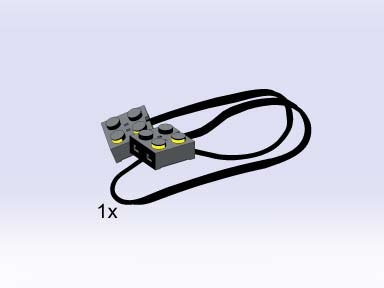 LEGO 5306 Plates (2 x 2) with Wire (26 cm)