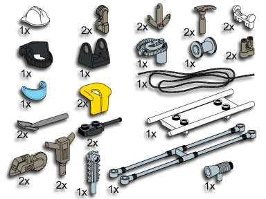LEGO 5314 RES-Q Equipment (Tools)