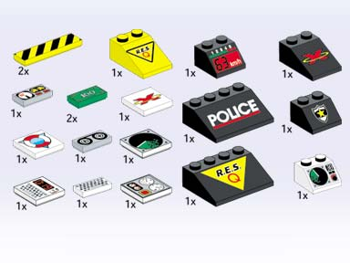 LEGO 5319 Decorated Elements