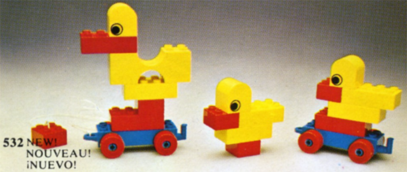 LEGO 532 Pull-Along Ducks / Baby Ducks