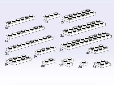 LEGO 5320 Plates, Small