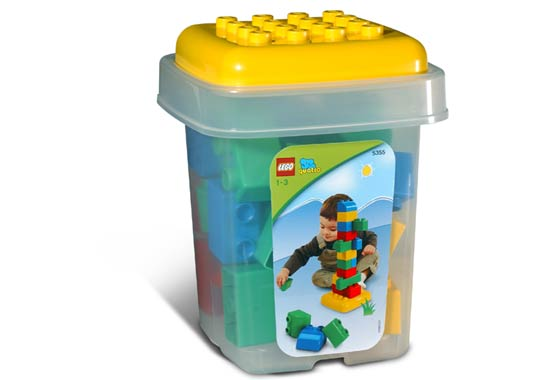 LEGO 5355 Small Quatro Bucket - 20 extra large bricks