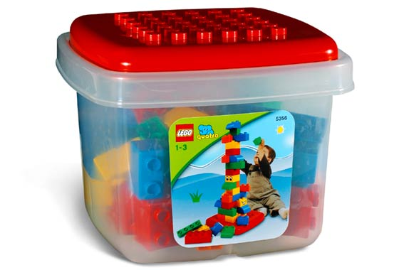 LEGO 5356 Medium Quatro Bucket - 50 Extra Large Bricks