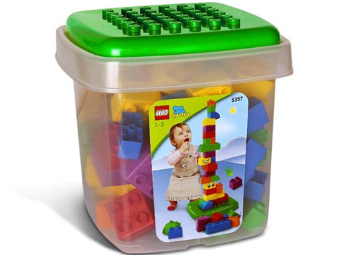 LEGO 5357 Large Quatro Bucket - 75 extra large bricks