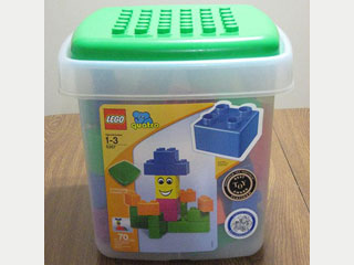 LEGO 5357-2 Quatro Bucket - 70 extra large bricks