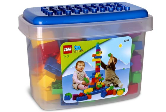 LEGO 5358 Extra Large Quatro Bucket - 100 Extra Large Bricks