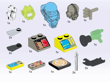 LEGO 5382 Aquazone Accessories