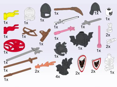 LEGO 5383 Castle Accessories