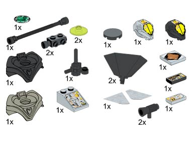 LEGO 5384 Space Accessories