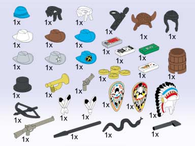 LEGO 5392 Wild West Accessories