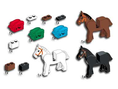 LEGO 5394 Horses and Saddles