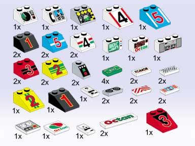 LEGO 5398 Decorated Elements
