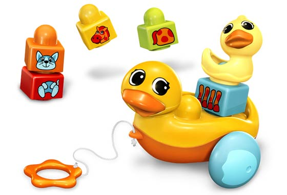 LEGO 5458 Pull Along Duck and Duckling