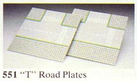 LEGO 551 T Road Plates