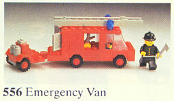 LEGO 556 Emergency Van (Fire)