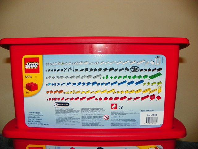 LEGO 5573-2 Build & Play (Red Tub)