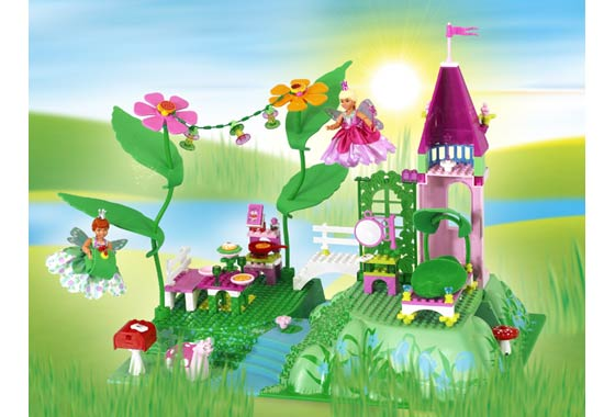 LEGO 5862-2 Flower Fairy Party, Purple/Silver Box