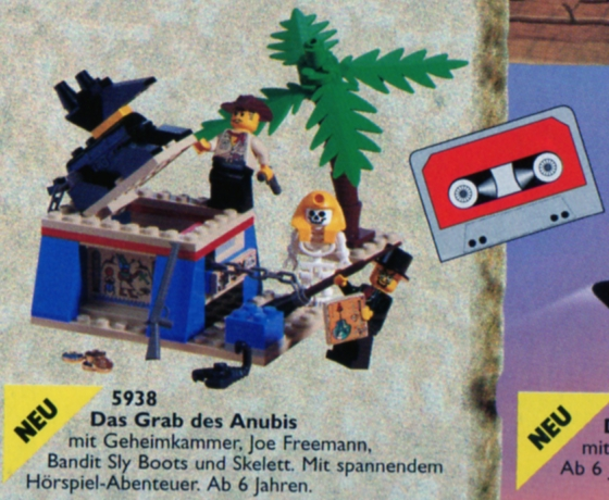 LEGO 5938-2 Oasis Ambush - German Edition with Audio Tape