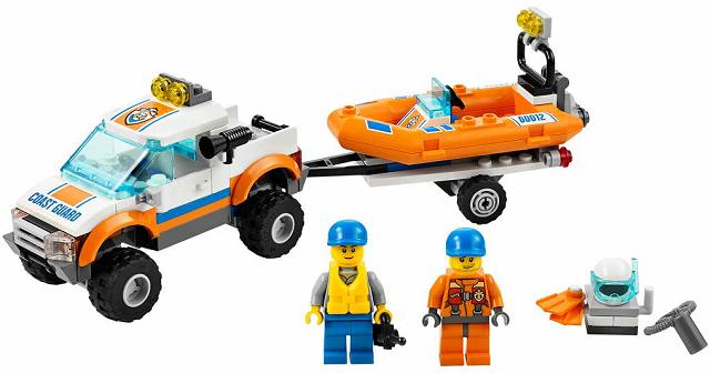 LEGO 60012 4x4 & Diving Boat