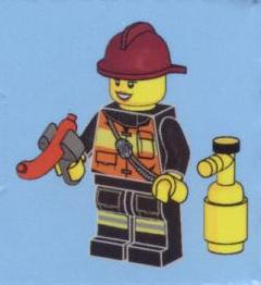 LEGO 60024-11 Advent Calendar 2013, City (Day 10) - Female Firefighter with Tools