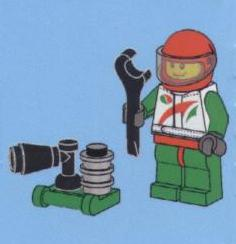 LEGO 60024-16 Advent Calendar 2013, City (Day 15) - Race Car Driver with Tools