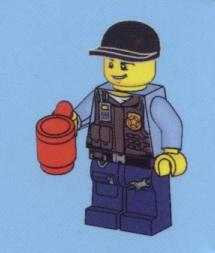 LEGO 60024-2 Advent Calendar 2013, City (Day  1) - Police Officer with Cup