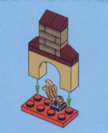 LEGO 60024-3 Advent Calendar 2013, City (Day  2) - Fireplace