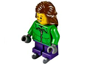 LEGO 60063-9 Advent Calendar 2014, City (Day  8) - Girl on Ice Skates