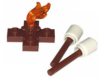 LEGO 60099-22 Advent Calendar 2015, City (Day 21) - Campfire and Marshmallows