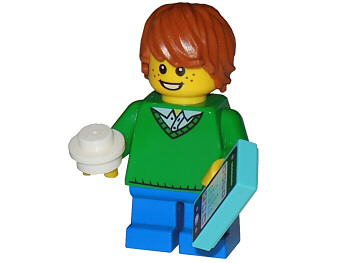 LEGO 60099-8 Advent Calendar 2015, City (Day  7) - Boy with Smartphone and Snowball