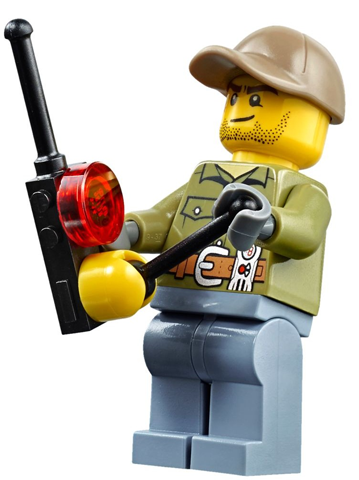 LEGO 60133-14 Advent Calendar 2016, City (Day 13) - Volcano Worker with Remote Control