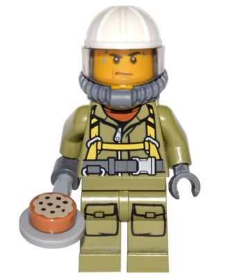 LEGO 60133-19 Advent Calendar 2016, City (Day 18) - Volcano Adventurer with Cookie Tray
