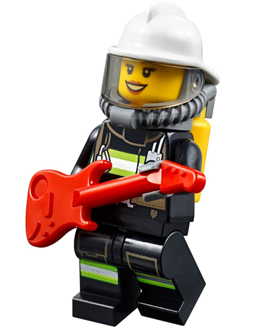 LEGO 60133-3 Advent Calendar 2016, City (Day  2) - Firewoman with Guitar